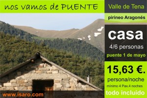 CASA en el Pirineo Aragonés por 15,63 €. noche || 